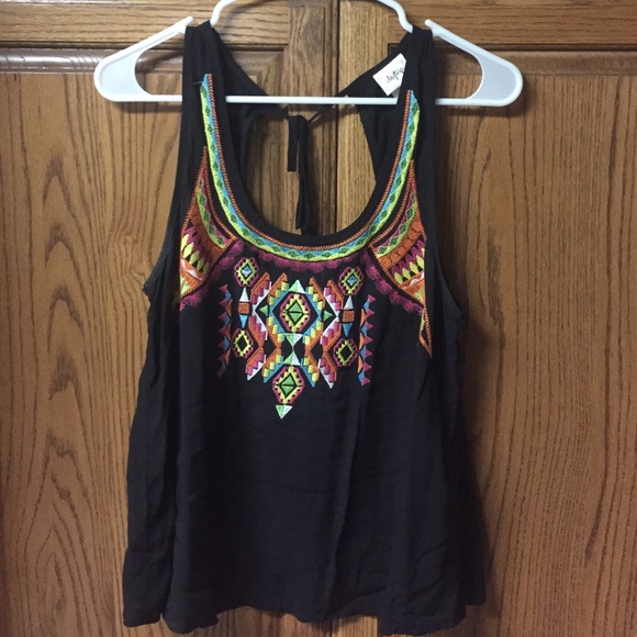 Black Aztec tank