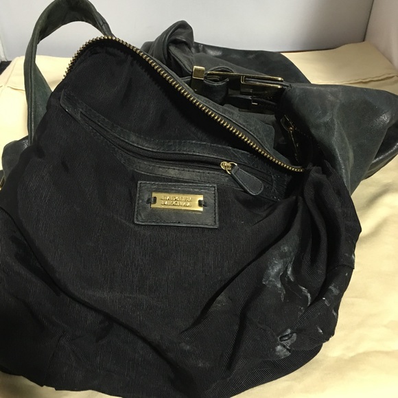 Gorgeous distressed leather bag By Badgley Mischka - Picture 3 of 4