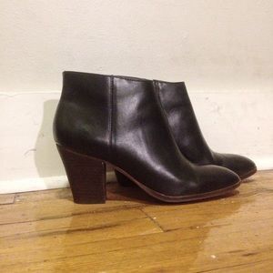 Jcrew Black Ankle Boots