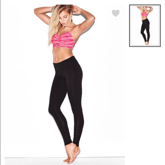Victoria's Secret Pink black leggings