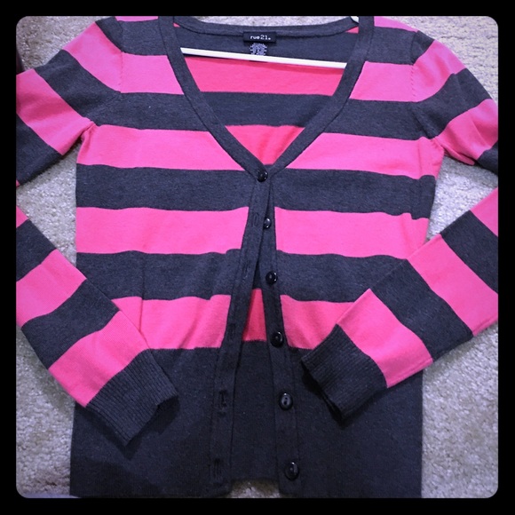 Pink and black cardigans!
