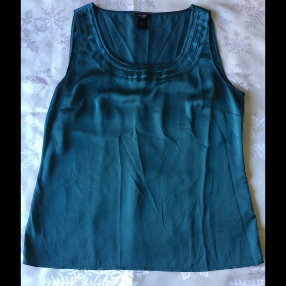 SOLD! Ann Taylor teal blouse - Picture 2 of 3