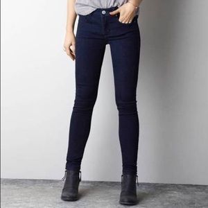🆕 AEO Indigo Mid-Rise Super Skinny Jeans