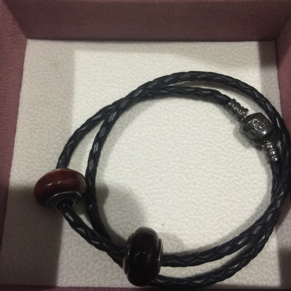 2 authentic Pandora bracelets beads w/out spacers - Picture 4 of 4