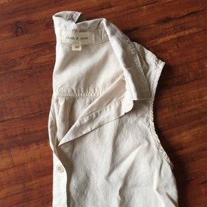 ⚡️flash sale⚡️Cloth & Stone button up tank