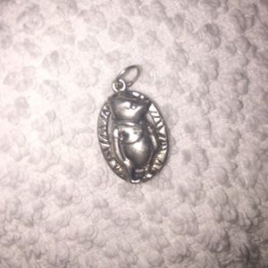 Sterling silver 925 Winnie the Pooh charm DISNEY
