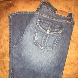 Lucky brand capri jeans 32/14