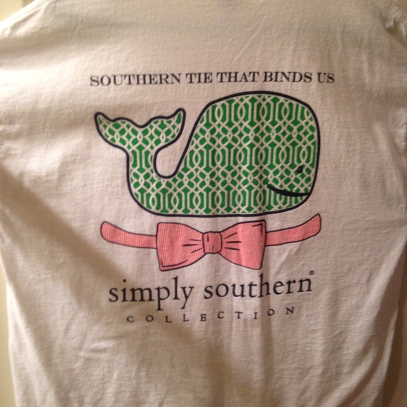 Simply southern whale shirt