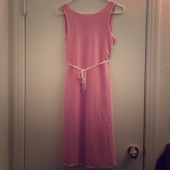 Tommy Hilfiger pink backless dress