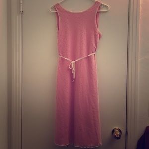 Tommy Hilfiger pink backless dress