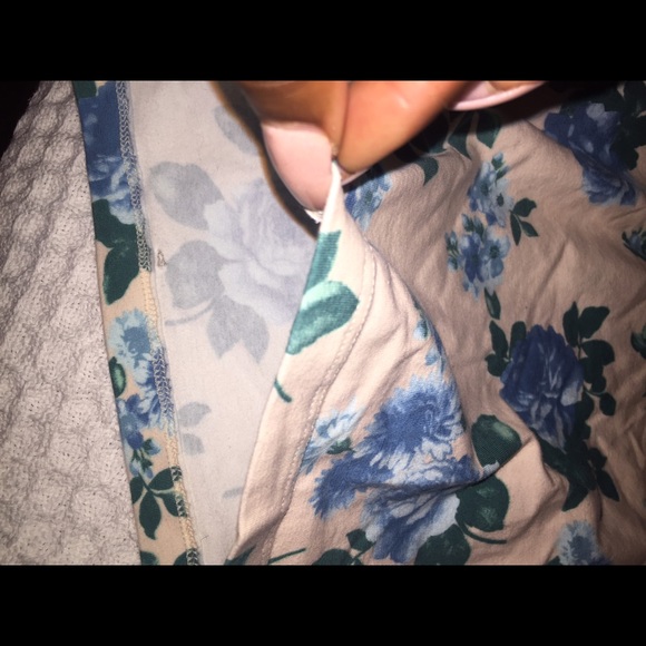 American Apparel Floral Crop Top