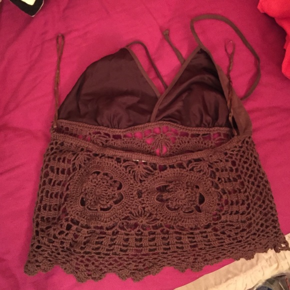 Brown halter top - Picture 2 of 2