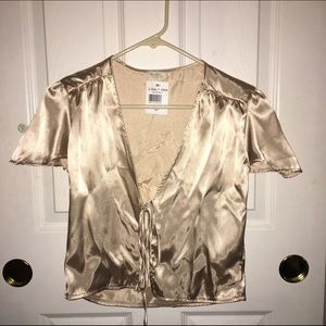 Brandy Melville silk top