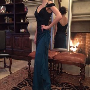 Blue Sparkly Formal Dress