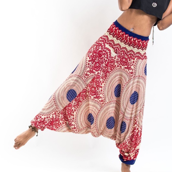 Geometric printed convertible jumpsuit