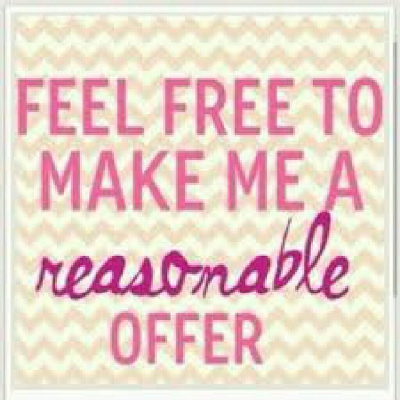 Accepting Reasonable Offers!