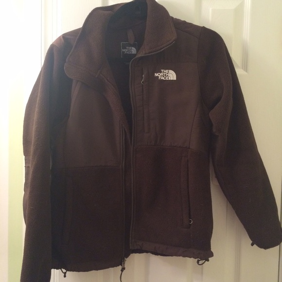 Brown north face women's small Denali  jacket
