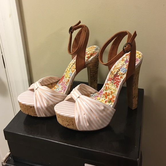 JustFab "Shantay" summer heels