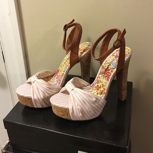 JustFab "Shantay" summer heels