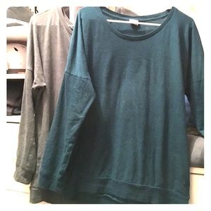 2-PINK Knit long sleeves