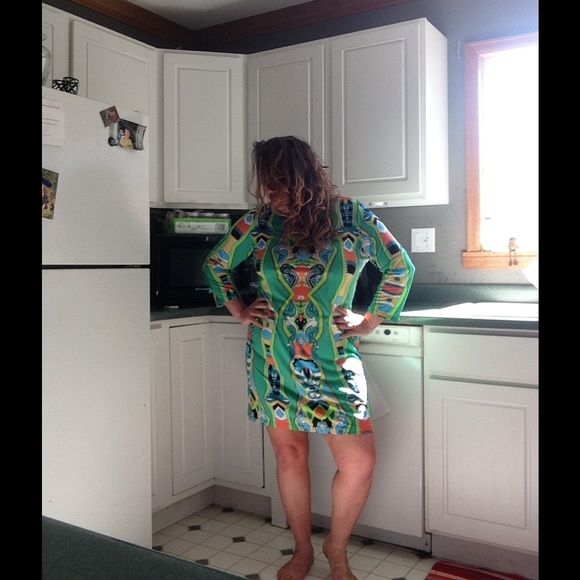 Gorgeous MSK Sri Lankan Print Dress - Picture 4 of 4