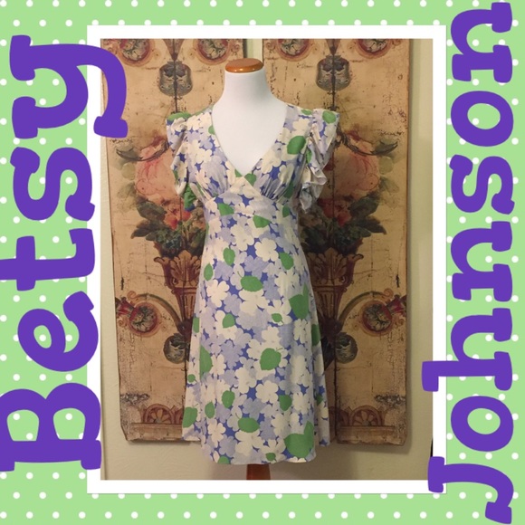 Betsey Johnson Dresses & Skirts - Betsey Johnson new york silk size 6 retro dress