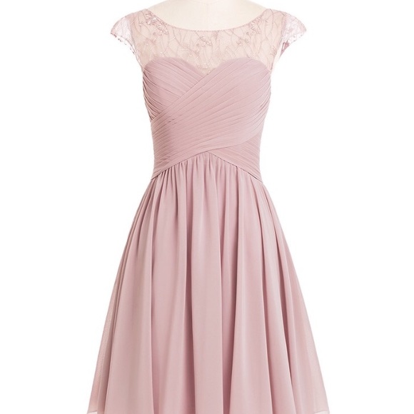 Azazie Betty Bridesmaid Dress. Dusty Rose