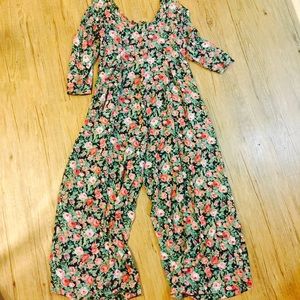 Vintage floral jumpsuit