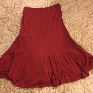 H&M red skirt size large