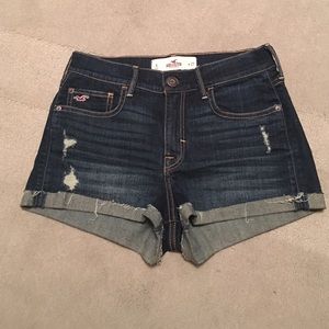 Hollister high waisted shorts stretch size 5 27