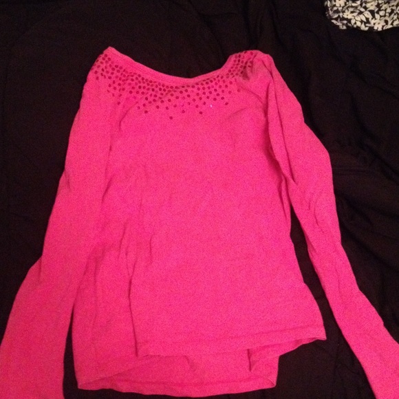 Pink long sleeve shirt