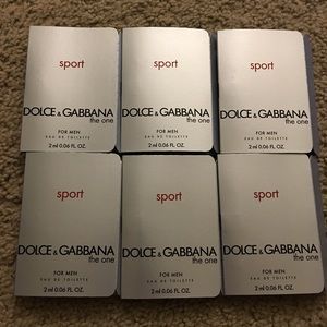 Dolce & Gabbana perfume samples for MEN (8)