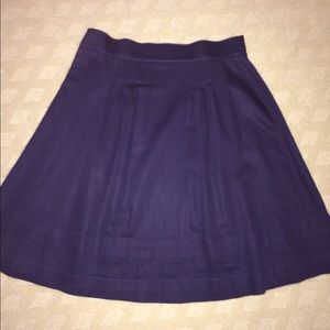 SALE! Diane von Furstenberg navy a-line skirt
