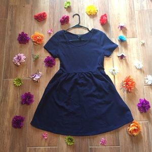Blue forever 21 for and flare dress with pockets!