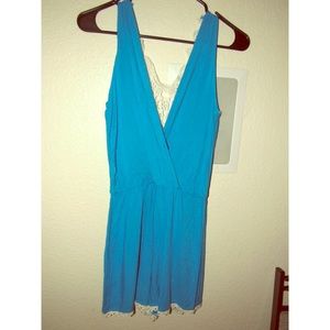 Blue romper