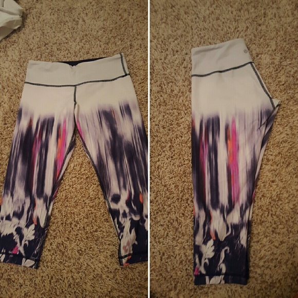 lululemon crop leggings size 8