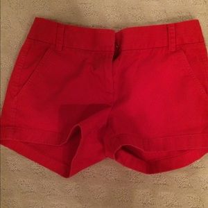 J. Crew red shorts