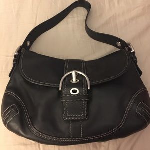 Black coach purse