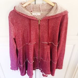 Altar'd State Trapese-Style Zip Up Sweater