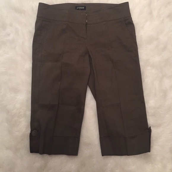 Brown Bebe capris