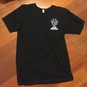 black cheer athletics shirt