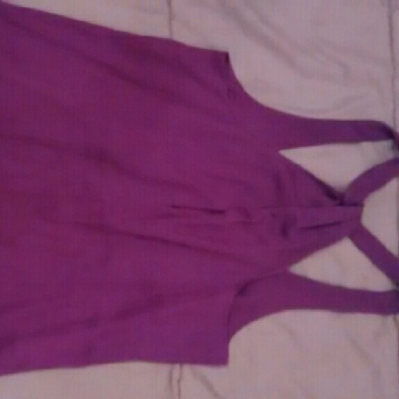 BCBG maxazria geometric back tank