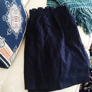 J. Crew Navy Skirt
