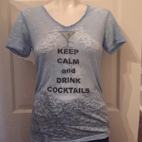 🌞KEEP CALM & DRINK COCKTAILS tee