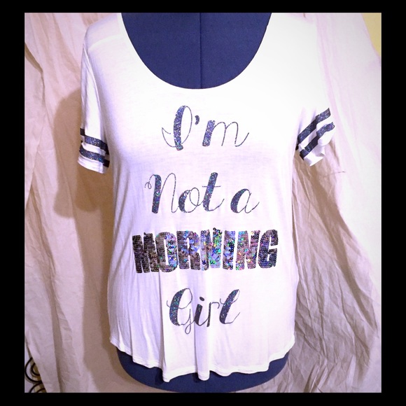 NWOT Juicy Couture t-shirt XL white and sparkles - Picture 1 of 4