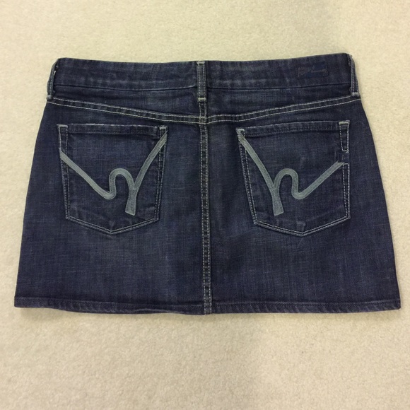 Citizens of humanity denim mini skirt 30