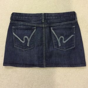 Citizens of humanity denim mini skirt 30