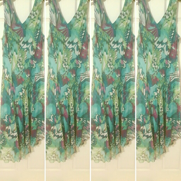 Floral semi formal dress
