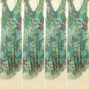 Floral semi formal dress