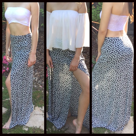 1 LEFT‼️CLEARANCE‼️Honey Punch Maxi Skirt💕 - Picture 2 of 2